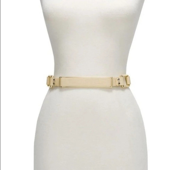 GUESS by Marciano Metal-Plate Leather  Belt - Picture 1 of 16